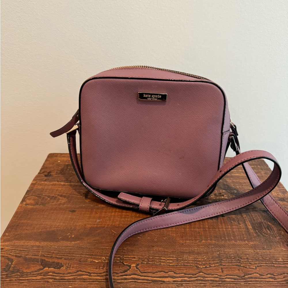 Authentic Kate Spade Newbury Lane Cammie Crossbody Purse in Dusty Peony Pink